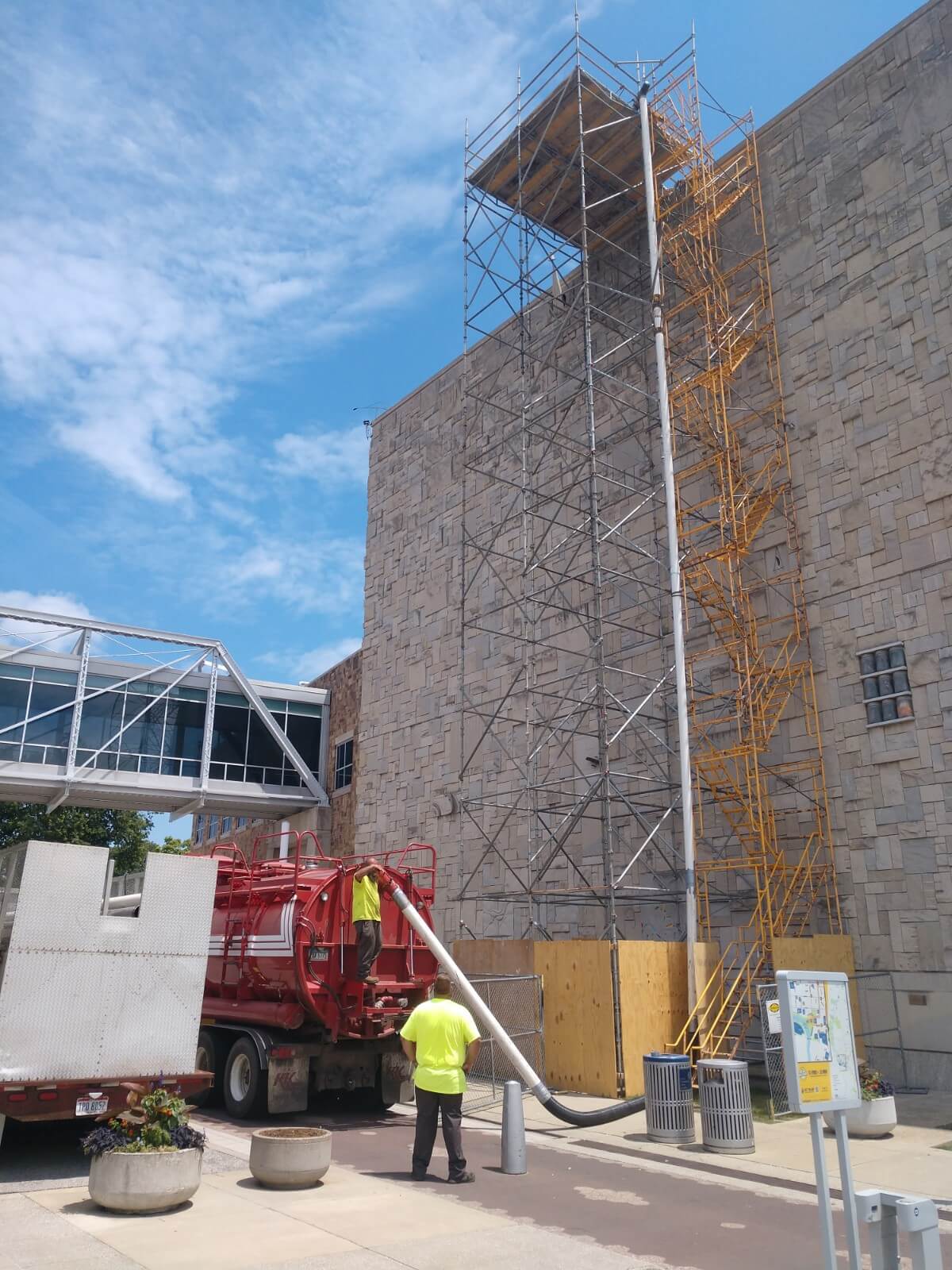 Industrial Roof Specialized Roof Service RK HydroVac